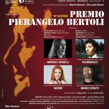 Musica, a novembre a Modena il Premio Pierangelo Bertoli