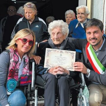 Aldina Marchetti, 107 anni, la nonna di Tuscia