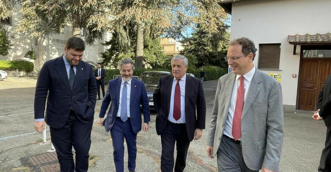 Il ministro Tajani a Viterbo