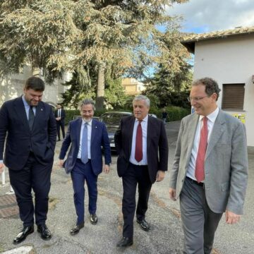 Il ministro Tajani a Viterbo