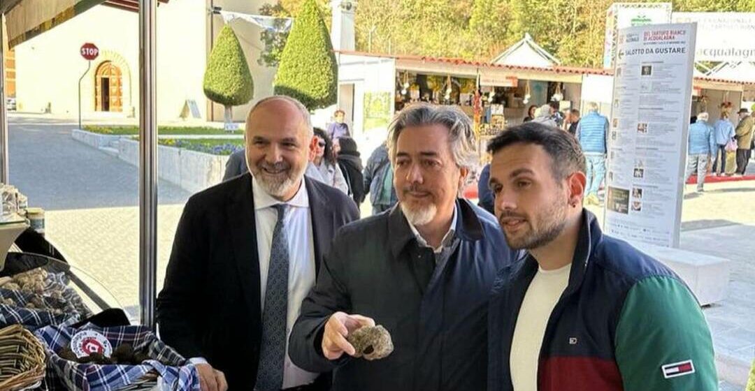 Battistoni alla Fiera Nazionale del Tartufo Bianco di Acqualagna