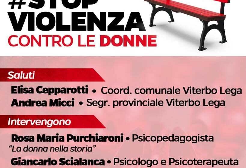 Eventi, “Stop violenza contro le donne”, convegno Lega Viterbo alle Terme dei Papi