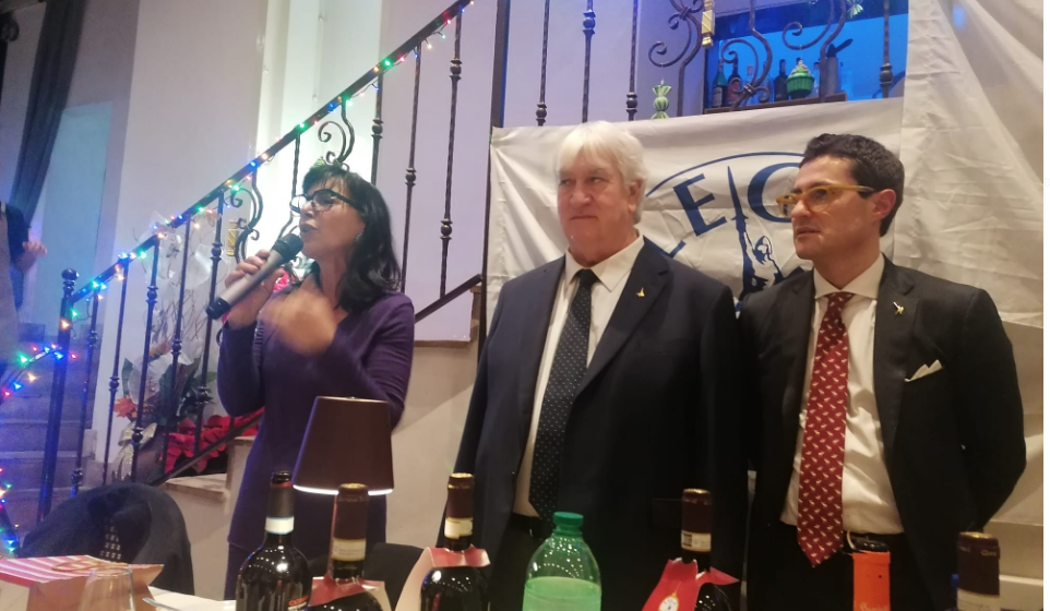 Gallese, oltre 100 persone alla cena di Natale della Lega