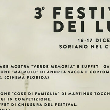 3° Festival dei Lumi: Cinema e arte contemporanea a Soriano nel Cimino