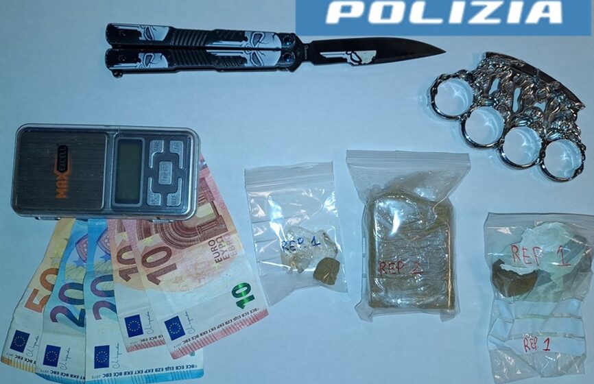 Viterbo, armi e droga a San Pellegrino, 2 arresti