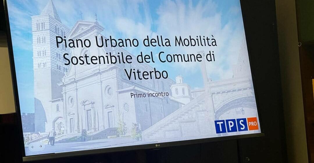 Viterbo,  Piano Urbano della Mobilità Sostenibile, via agli incontri tecnici