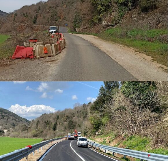 La strada provinciale per Ischia di Castro torna a due corsie