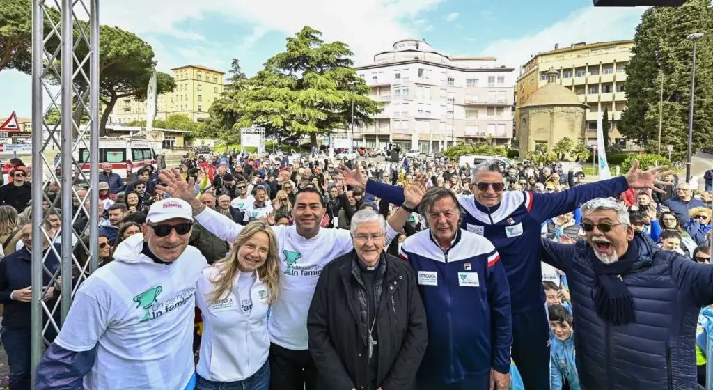 “Un campione in famiglia”, tre atleti storici a Viterbo riempiono Piazza Caduti