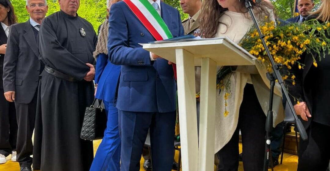 Vetralla, Antonella Sberna partecipa alla presentazione dell’evento “Lo sposalizio dell’albero”