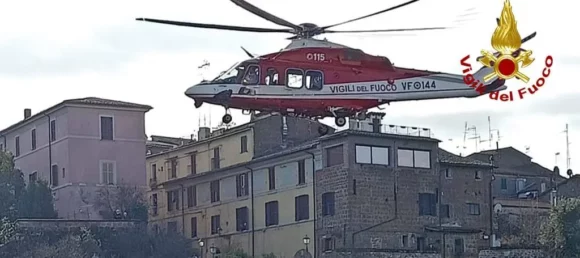 Escursionista in difficoltà lungo il sentiero dei Calanchi, tra Lubriano e Bagnoregio,  salvata dai vigili del fuoco