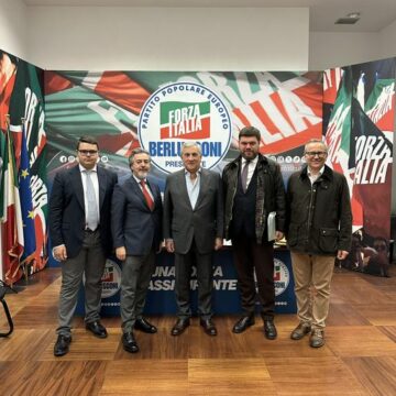 Incontro a Roma con Tajani e Battistoni per apertura nuova sede provinciale Viterbo di Forza Italia